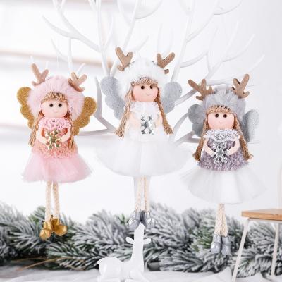 China Creative Christmas Girl Christmas Decorations/Gift Christmas Decorations Girl Christmas Tree Kid's Gift Hanging Doll for sale