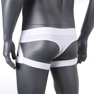 China Custom Elastic Spandex Waistband Men's Underwear / Nylon Classic Men Boxer Brief Underwear for sale