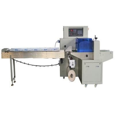 China Easy Operation 450X Bread Loaf Pillow Packing Machine, Popsicles Flow Wrapping Machine, Tortilla Flow Wrapper for sale