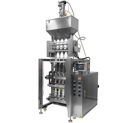 China Food Multi Lane Grain Packaging Machine, 4 Lanes Automatic Seasoning Packaging Machine, Salts Powder 5 Lanes Vertical Packing Machine for sale