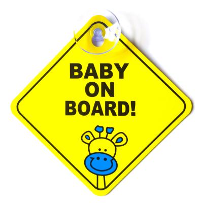 China Car Window Maglory Baby On Board Sticker For Cars Sign In Bumper Sticker Baby In Car Sign Decal Baby Car Sign Grandchild On Board for sale