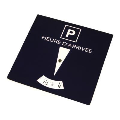 China Maglory France Plastic Pvc Parking Presence Sheet P-plates On Car Disc Parking With Sign For Car P Plate On Car 1PCS for sale