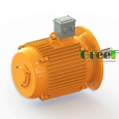 China Aluminum body+copper wire+Nd-Fe-B permanent magnet alternator 1500rpm 50kw 380v garden use for sale