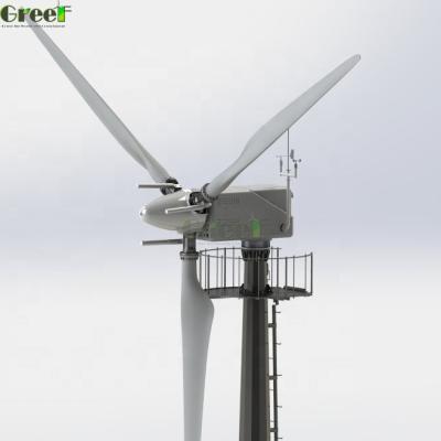 China FRP High Efficiency Wind Turbine /3PCS 30kW 30kw Horizontal Wind Turbine Wind Generator for sale