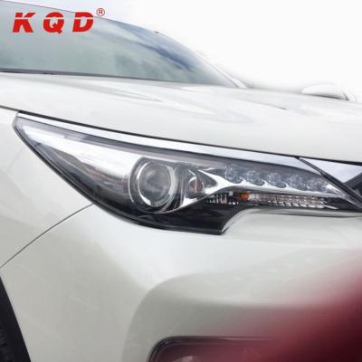 China Pre-attached with 3M Self Adhesive World Products Best Selling ABS Headlight Cover For Toyota Fortuner 2016 for sale