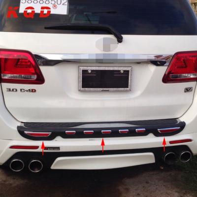 China car bumper competitive price equipment high rear bumper guard for toyota fortuner 2012 for sale