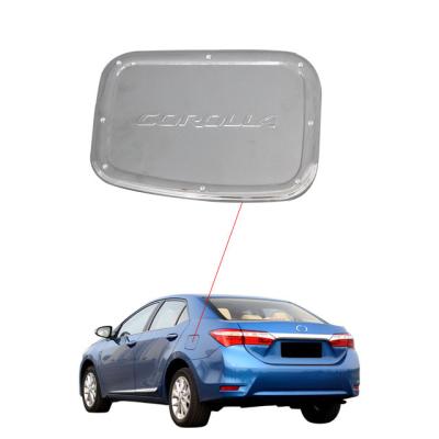 China ABS Wholesale Price Auto Accessories ABS Chromed Black Gas Tank Cover For Toyota Corolla 2014 for sale