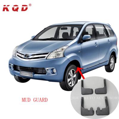 China ABS plastic with 3M new high quality tape ABS plastic black fender mud flaps for avanza 2012 for sale