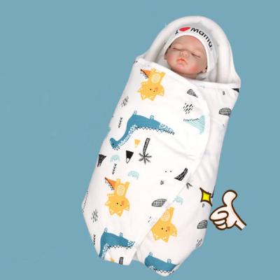 China 0-6M Thick Breathable 100%Cotton Baby Sleeping Bag Stroller Sleep Bags For Wraps Newborns Infant Cocoon For Newborns for sale