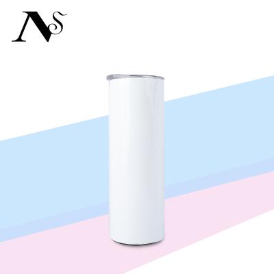 China Viable USA Warehouse Local US Sellers Free Shipping Stainless Steel Double Wall White Blanks 20 Sublimation 0z Tumbler for sale