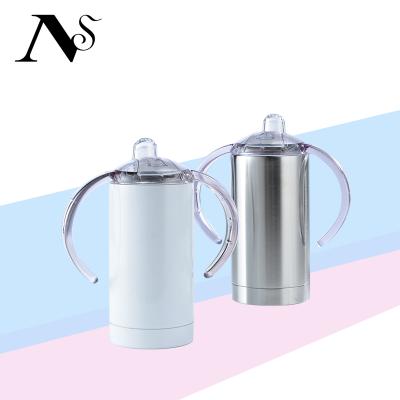 China Viable In Stock Sublimation Blanks 12oz Stainless Steel Double Wall Kids Sublimation Tumbler With Straw Ship From USA Warehouse for sale