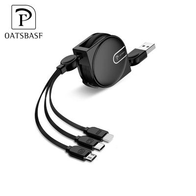 China OATSBASF Camera With Phone Holder 1.5m Retractable Micro USB Charging Type C Cable For iPhone for sale