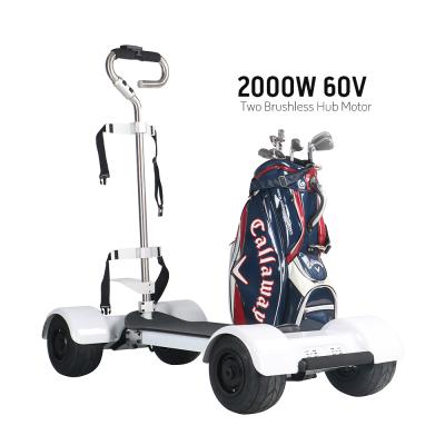 China LSY Unisex White Golf Cart Mobility Scooter 10 Inch Tire 4 Wheel Electric Golf Scooter Golf Board for sale