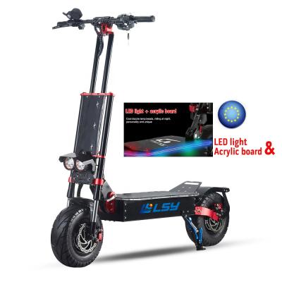 China EU unisex warehouse LSY X5 electric scooter 60 MPH electric motorcycle adult lithium cheap scooter 5600w electric scooter for sale