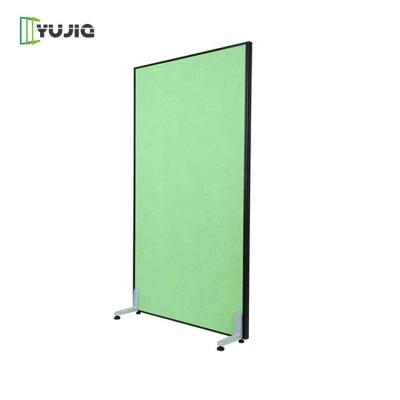 China MDF Office Dividers Separate Soundproof Material Modern Partition Wall With Wheels for sale