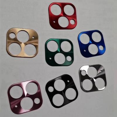 China Mobile phone for iPhone 12 pro image real metal ring camera lens maximum protector film for iPhone 12 mini for sale