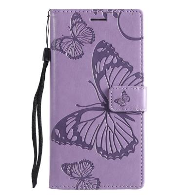 China Unique Butterfly Pattern Case For Xiaomi Remi Note 7 8 proCoque 4X 9 Back Cover Wallet Leather Fundas Cell Phone Cases A6503 for sale