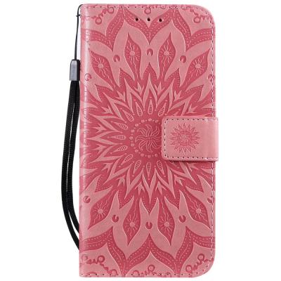 China High Quality Sun Flower Unique Leather Wallet Case For Samsung Galaxy A40S A50 A30S A50S A40 A10 A70 A70S Coque Back Cover A6504 for sale