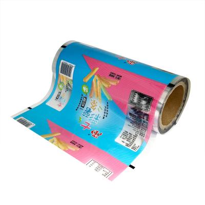 China Bosheng Wholesale Moisture Proof Custom Printed Packaging Roll Film Food Grade Laminated Plastic Film for sale