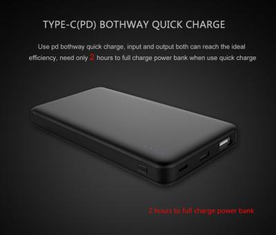 China Waterproof IP64 PD 18W cheap price 10000mAh powerbanks fast charge QC3.0 for sale