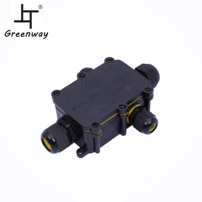 China Connection 2 Outdoor Lighting M20 Cable Gland And 1 Junction Box 3 Way Waterproof Cable Gland PG9 IP68 Waterproof Junction Box for sale