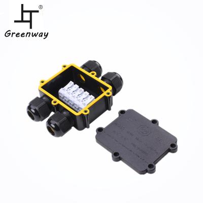 China 2C*3C 0.5~2.5 Mm Square Greenway Hot Sale H Type IP68 Waterproof Junction Box for sale