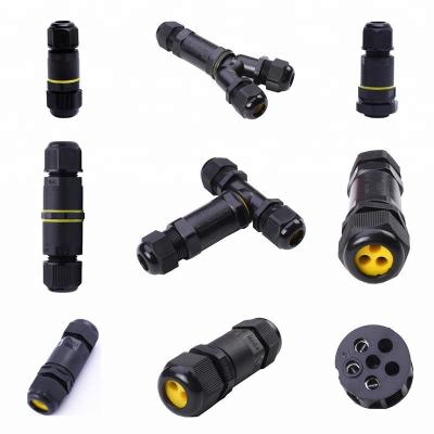 China IP67 3 PIN Waterproof Connector Male Female Connector Screw Terminal Pluggable Cable Connector for sale