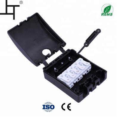 China 16A 450V Plastic 5 Way Wire Connector Electrical Junction Box For Down Light 76.5*55.5*26mm for sale