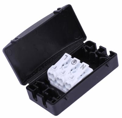 China Lighting Heat Resistant Electrical Plugs Wire Connectors Small Cable Terminal Box for sale