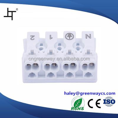 China Lighting High Quality 4 Way Plastic Electrical Automotive Wire Connectors Terminals For Led Lighting for sale