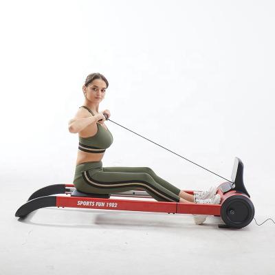 China 2020 new design rowing machine indoor folding magnetic homeuse and hot sales fitness gym equipment rowing machine for sale