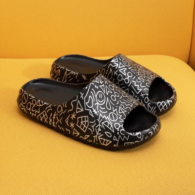 China Cushioning Flat Flip Flops Slippers Women Men Comfort Custom Logo Unisex Women Summer Slippers Sandals for sale