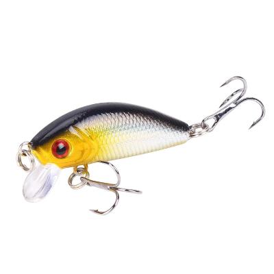 China 1PCS Minnow Fishing Lure 50mm4.2g Topwater Hard Bait Wobbler Jig Bait Crankbait Carp Sea Bass PESCA Fishing Tackle Swim Bait HOOKS for sale