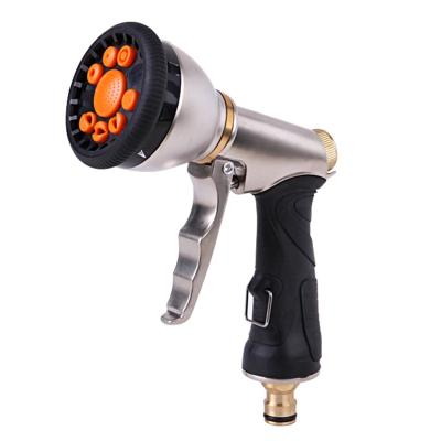 China Multi-Function High Pressure Water Trigger Gun 9 Functions Gun 9 Functions Gun 9 Functions Gunmetal Gunmetal Gold Car Wash Front Water Gun for sale