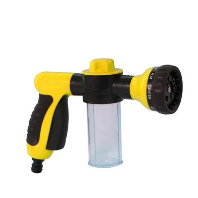 China Plastic Portable Auto Foam Water Gun High Pressure 3 Grade Nozzle Jet Car Washer Sprayer Cleaning Tool Automobiles Washing Snow Foam Gun for sale