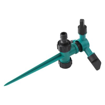 China Factory Supply Automatic Plug Plastic Ground Sprinkler Small Triangle Nozzle Garden Lawn Sprinkler RT_75 for sale