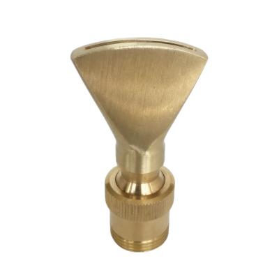 China Brass Propeller Fountain Sprinklers Pool Duck Tail Fountain Nozzles Reducing Garden Pond for sale