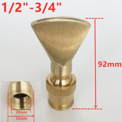 China Brass Propeller Fountain Sprinklers Pool Duck Tail Fountain Nozzles Reducing Garden Pond for sale