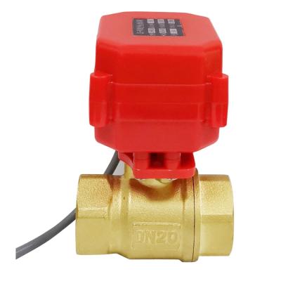 China Free Express General To Your Miniature Electric Threshold Valve Brass Two Way Ball Valve Drain Valve for sale