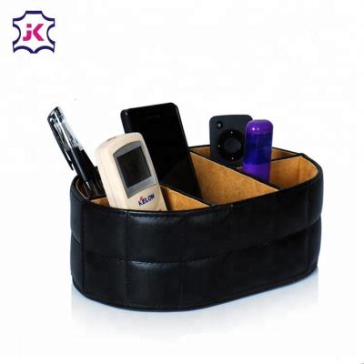 China Eco-friendly Multifunctional Leather Organizer Multifunctional PU Leather Desk Organizer for Office Desk Accessories for sale