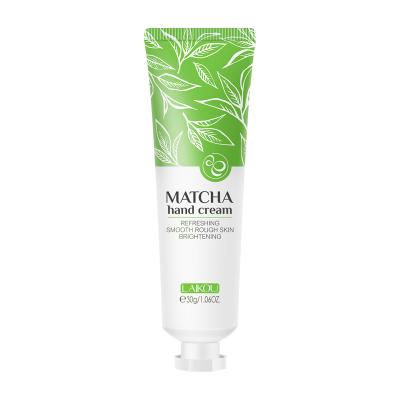 China LAIKOU Matcha Hand Cream Whitening Moisturizing Anti-drying Repair Nourishing Rough Skin Whitening Care 30ml for sale