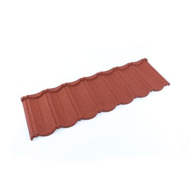 China Lightweight And Durable Chinese Colored Factory Stone Coated Metal Corrugated Roofing Bond Tiles for sale