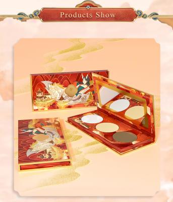 China Meilamei Factory Wholesale Waterproof 3 Color Bronzer Powder Makeup Highlight Palette Contour Matte Palette MLM8422 for sale