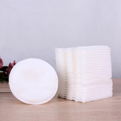 China Remove Makeup Double Layer Face Wholesale Cotton Pads Round Square Organic Makeup Remover Cosmetic Cotton Pads for sale