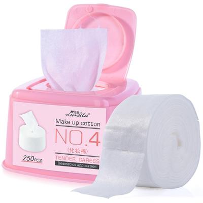 China Remove Hot Selling Makeup Facial Massager Removing Soft Lint Free Cotton Cleansing Pads B0153 for sale