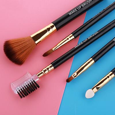 China Angular Blush Amazon Hot Seller Cosmetic Brushes 5pcs/set Professional Makeup Brushes L0944 for sale