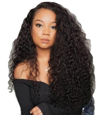 China Cheap women's long curly hair wig small head wig fiber silk cover blackchemical explosive curly funny african high temperature curly for sale