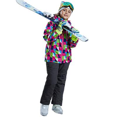 China Children Boys Girls Clothing Warm Single Panel Jackets Cotton Snow Lycra Underwear Pants Children Anti-UV Double Skis Racing Suits for sale