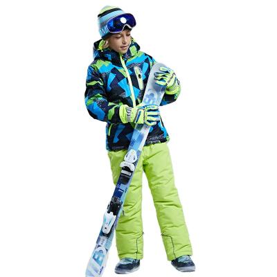 China Custom Anti-UV Thickened Warm Waterproof Boys Single And Double Board Warm Snower Jackets Kids Skating Speed ​​Ski Suits for sale