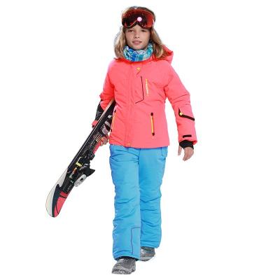 China Dropshipping Winter Fancy Winter Fancy Kids Boy Girl Boy Girl Ski Anti-UV Thick Formal Snow Clearance Sports Jacket Hat Pocket Two Piece Coat for sale